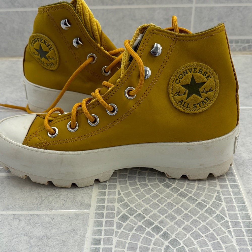 Converse All Star Yellow High Tops